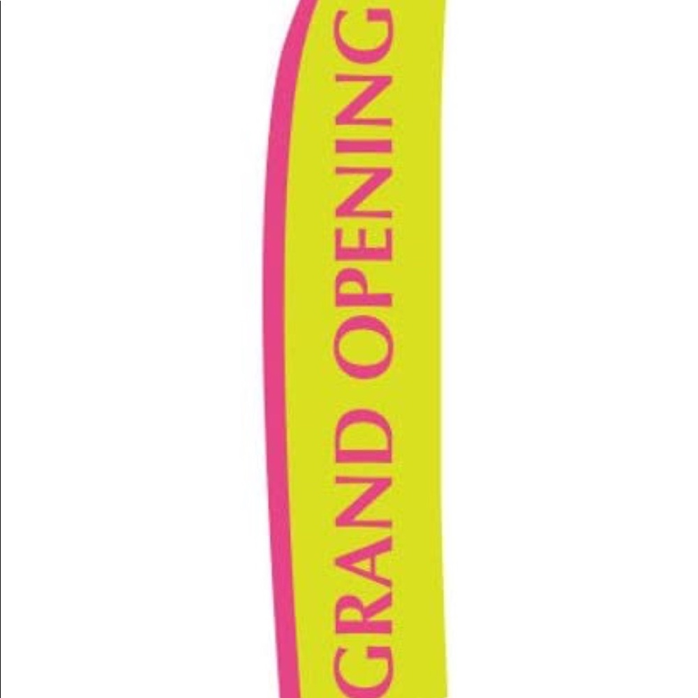 Grand Opening Feather Flag